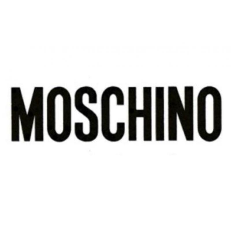 Moschino overhemd. Blauw met Witte wolken motief. Maat L
