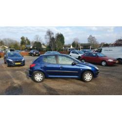 Peugeot 206 1.4 5D 2007 Blauw