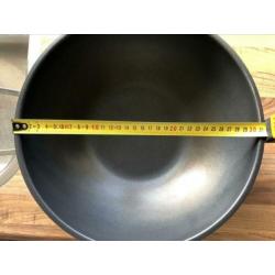 Vivo wokpan 31 cm met glazen deksel