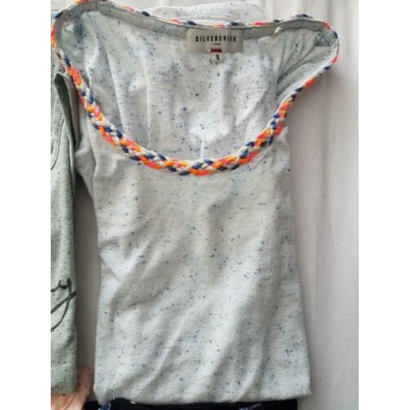 4 mooie T-shirts dames maat S