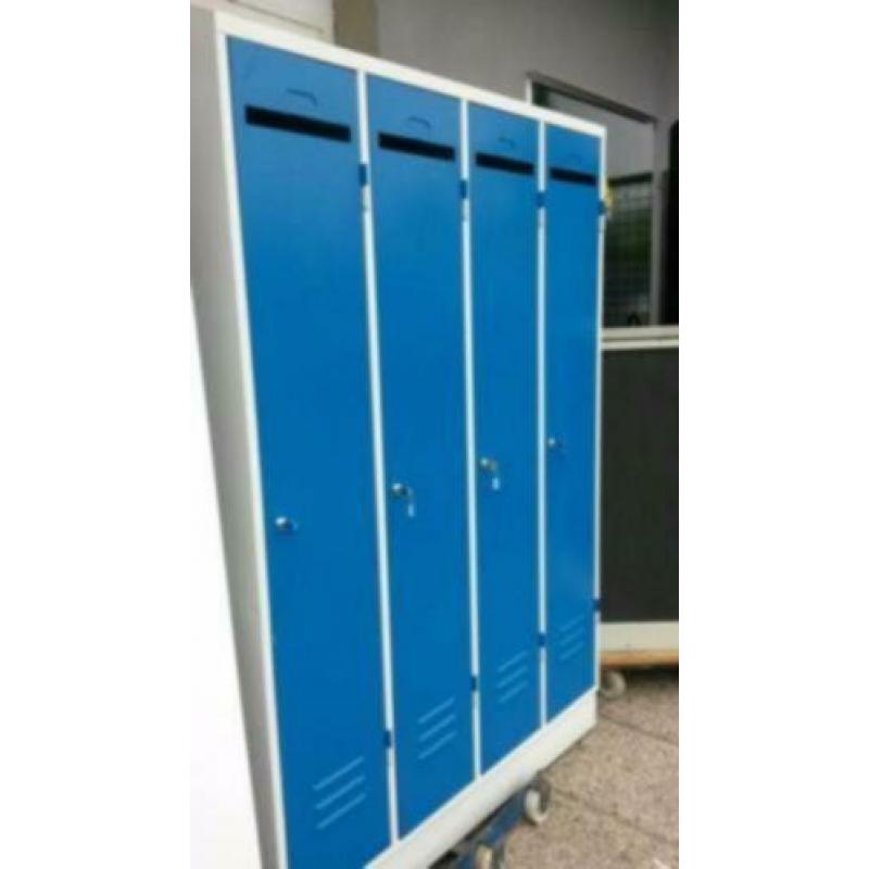 Lockerkast | 4 deurs kast | industriële kast !!