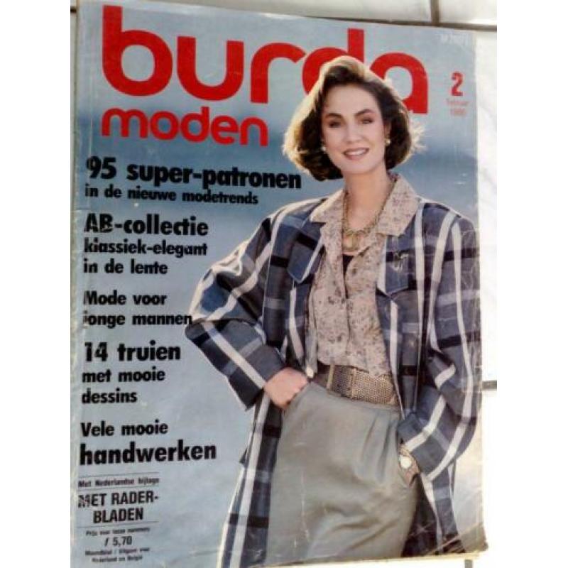 Burda Vintage nr. 1-2-3-4-5-7-8-9-11-12 / 1986