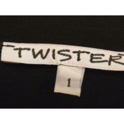 ZO GOED ALS NIEUW zwarte tuniek Twister maat 1 KASTOPRUIMING