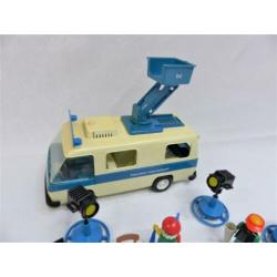 C 3 grote televisie set met tv wagen / vintage 4368 en 3531