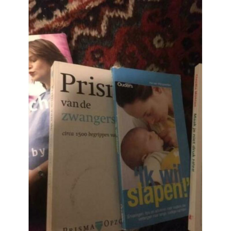 Diverse boeken over Zwangerschap en opvoeden