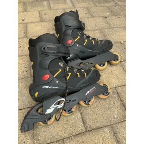 Skate met alle beschermingen