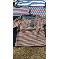 Hele mooie shirts babykleding mt 62! Zie foto’s €0,50 p st