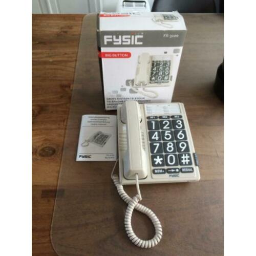 Fysic FX-3100 grote toetsen telefoon ouderen telefoon