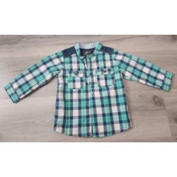 Overhemdje mt 86 van H&M zgan!