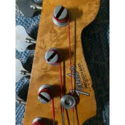 Fender precision bass 1966 (1964), Fiesta red, (pre CBS)