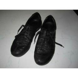 Portdance, dansschoenen, zwart leer, maat 39
