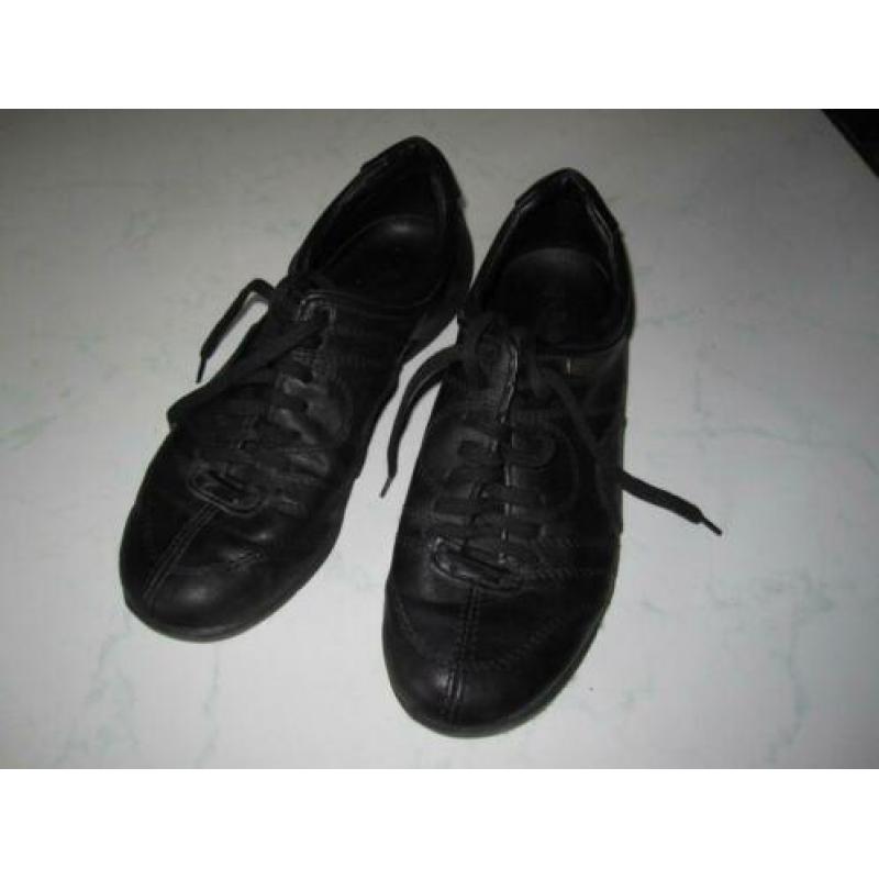 Portdance, dansschoenen, zwart leer, maat 39