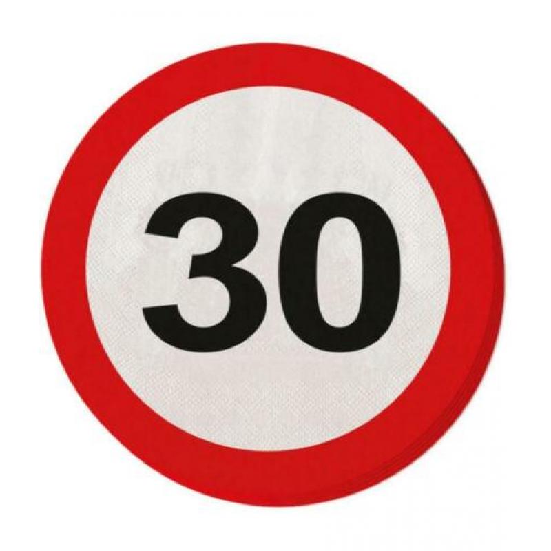 Feestpakket 30 Jaar jong feestje kijk ook eens bij Rinosshop