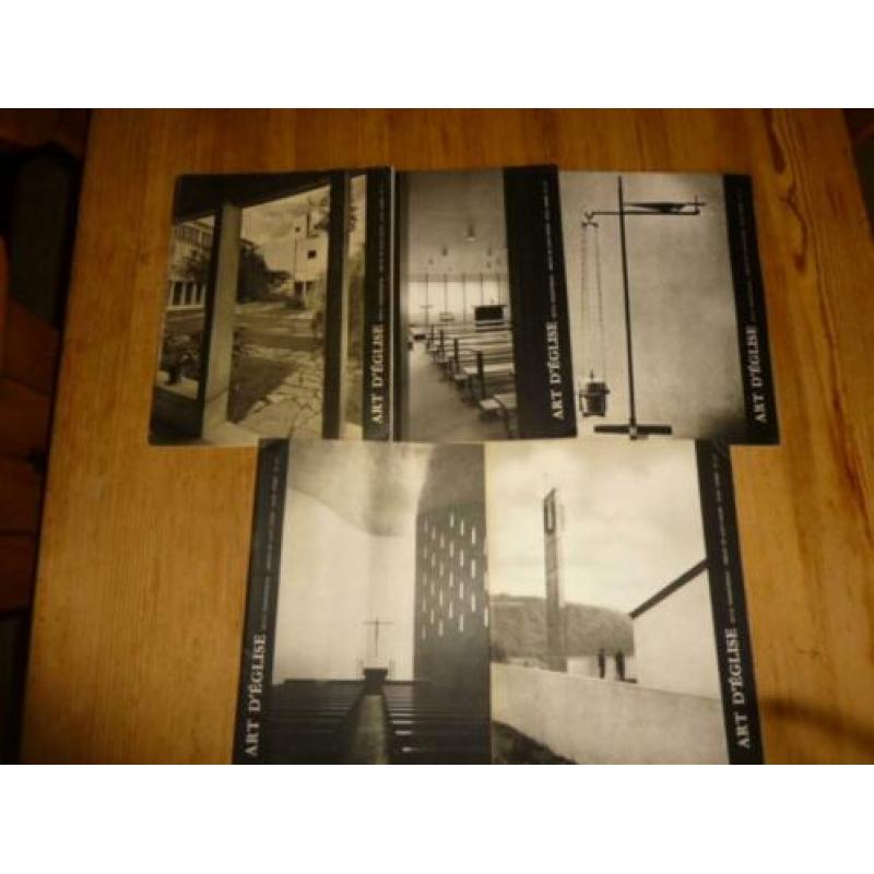 Art D'Eglise 5 x kerkkunst-tijdschrift uit 1963 Franstalig