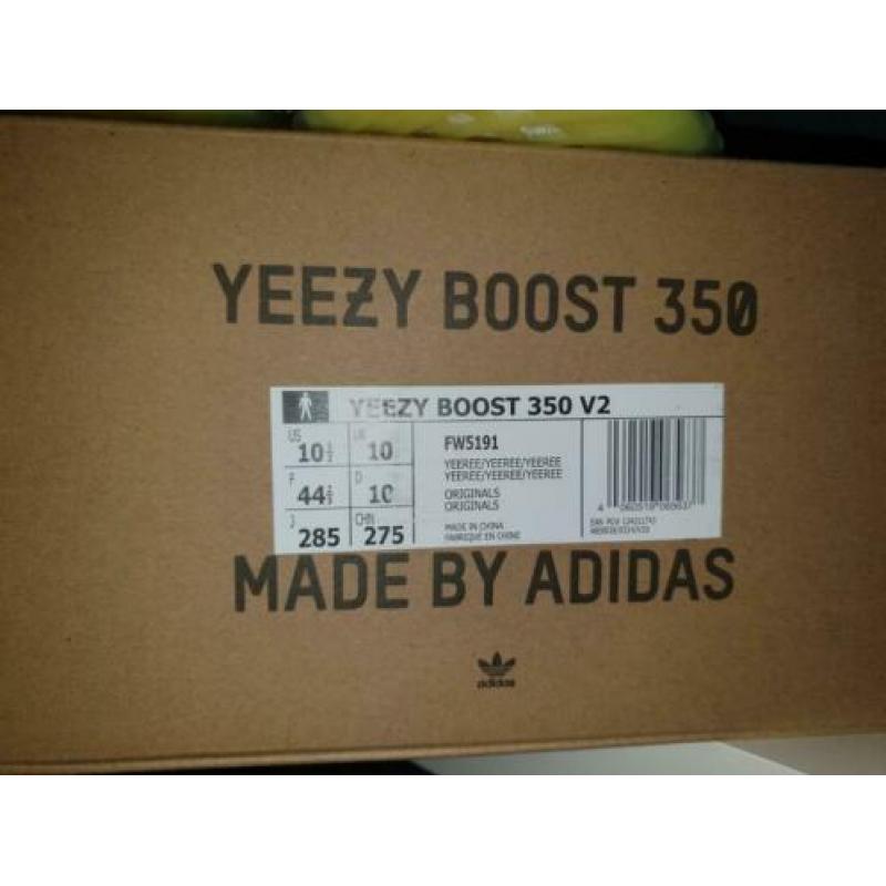 Yeezy Boost 350 V2 "Yeezreel" Origineel maat 44 2/3