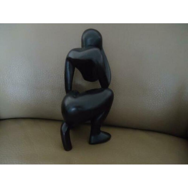 houten dame massief hoog 25cm---breed 12 cm 3,95