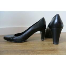 Pumps zwart leer Ab Donkers 38½