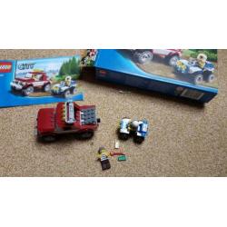 Lego bos politie 4437 met doos en boekje