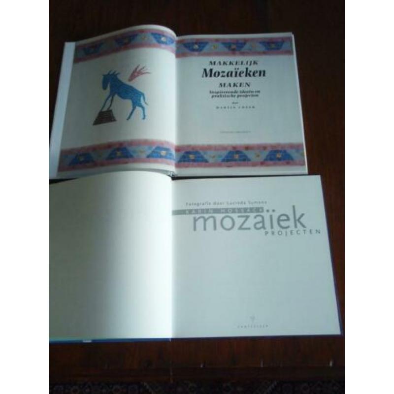 ?2 Boeken Mozaieken. Martin Cheek en Karin Hossack.