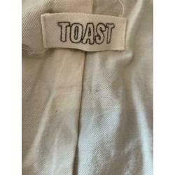 Toast jas van 100% katoen gevoerd 10 UK 38 NL draagjas