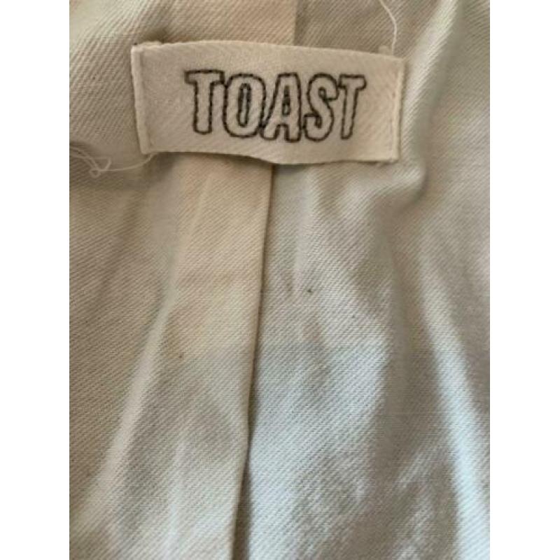 Toast jas van 100% katoen gevoerd 10 UK 38 NL draagjas