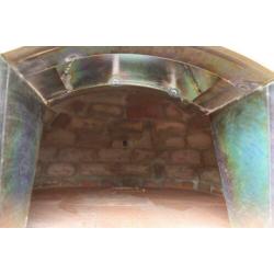 Pizzaoven model LIVORNO 90x90cm nieuwe steenoven