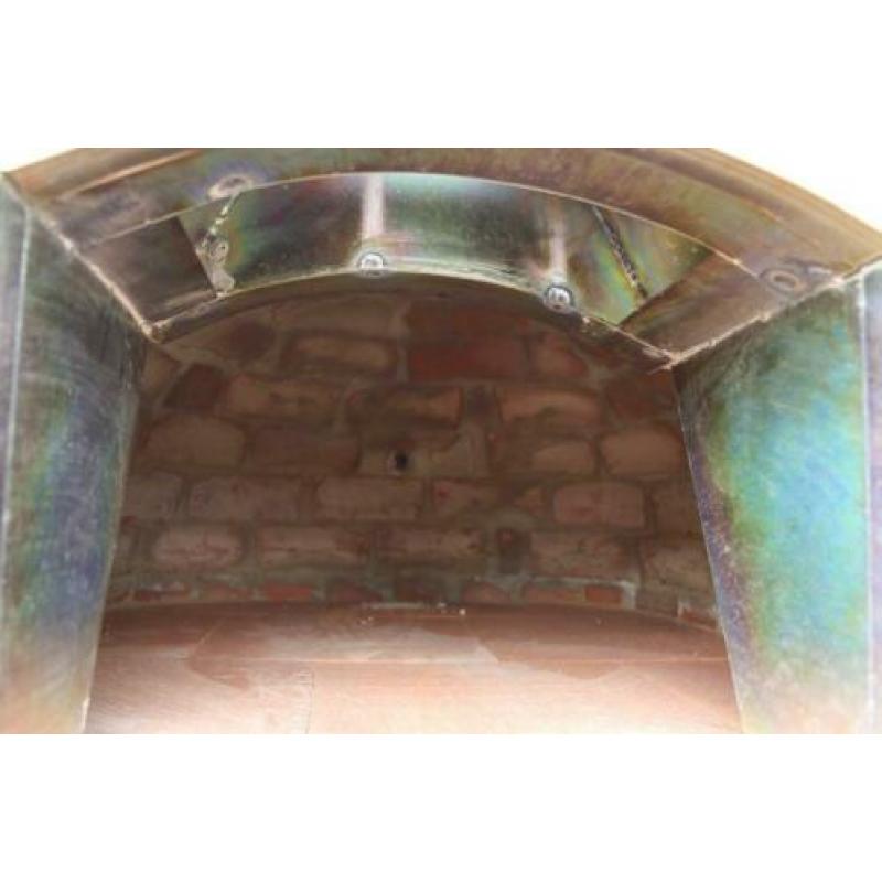 Pizzaoven model LIVORNO 90x90cm nieuwe steenoven