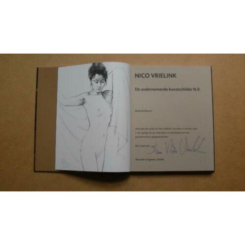 NICO VRIELINK ;gesigneerde litho/gesign boek;in cassette