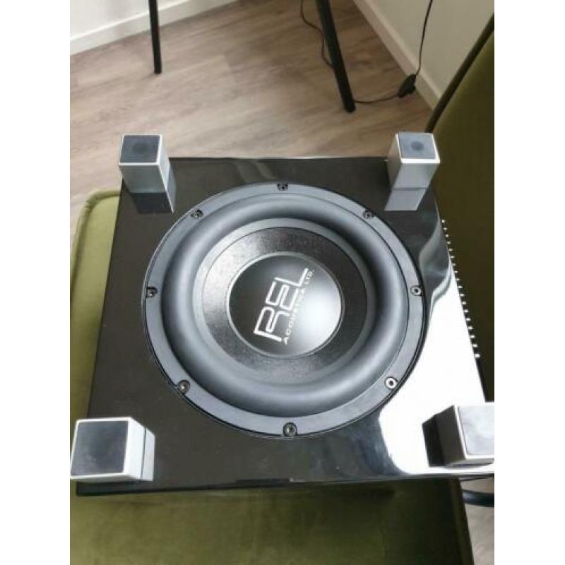 Rel T5 Hoogglans Zwart