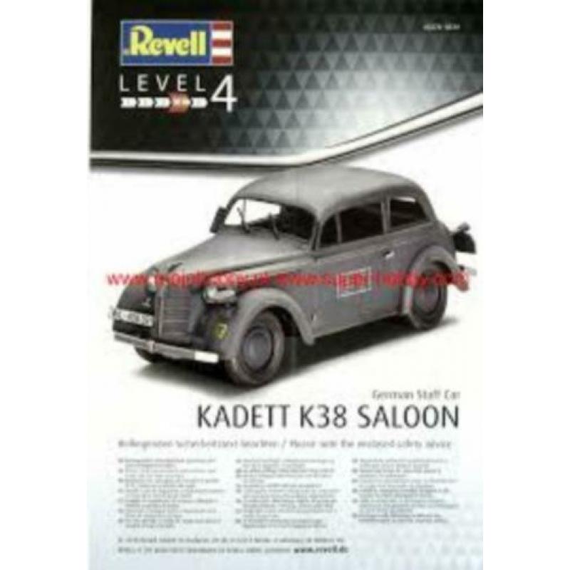NIEUW Revell 1:35 German Staff CAR Kadet K-38 3270 modelbouw