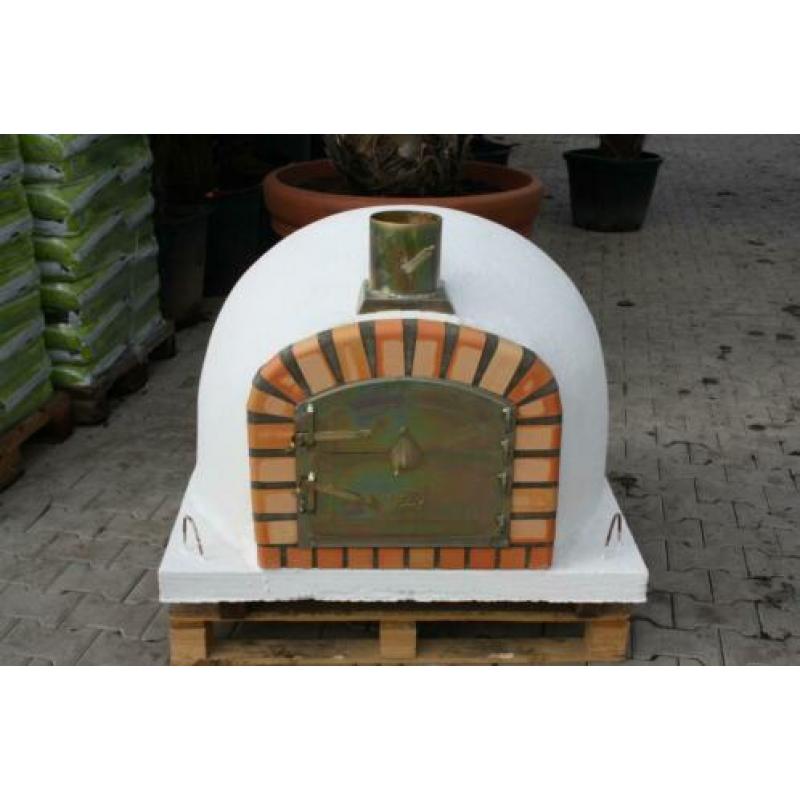 Pizzaoven model LIVORNO 90x90cm nieuwe steenoven
