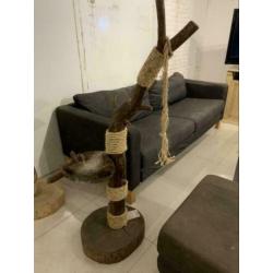 Massief eiken houten krabpaal
