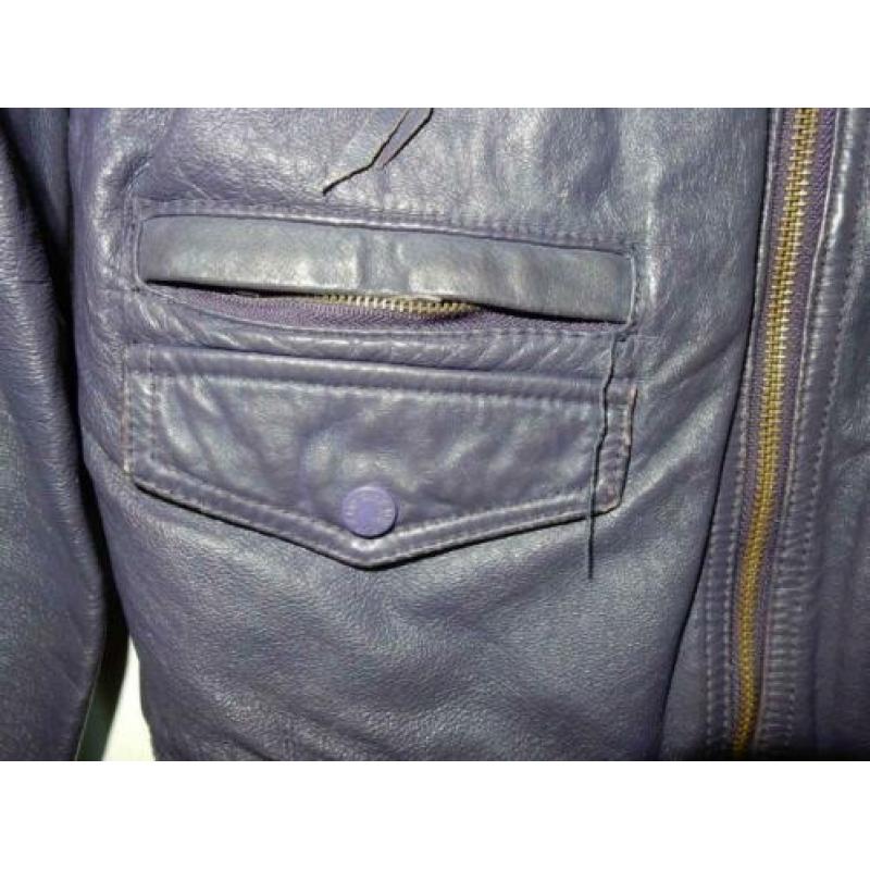 Pepe jeans leren jas meisjes