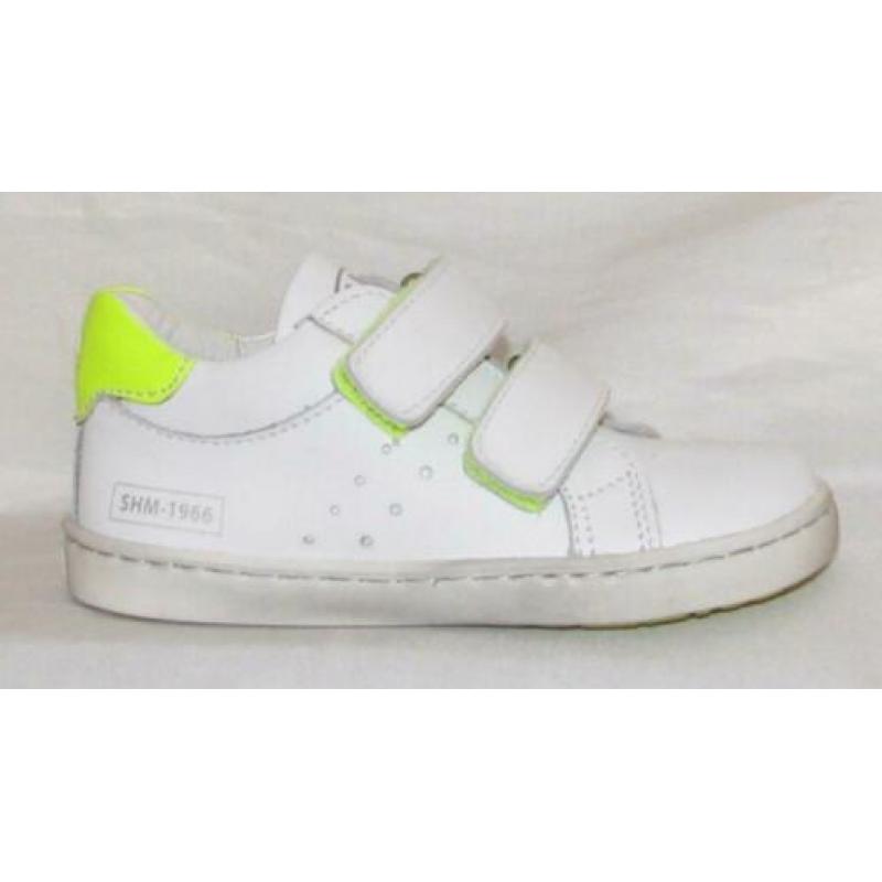 SHOESME maat 23 klitteband sneaker wit/geel gratis verzenden