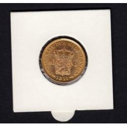 Gouden tientje 1911 Wilhelmina.