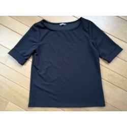 T- shirt bloes zwart maat 40 - nieuw -