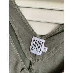 Saint Tropez groen jurkje *vlekje