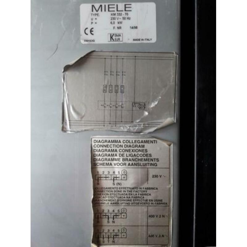 Miele keramische kookplaat