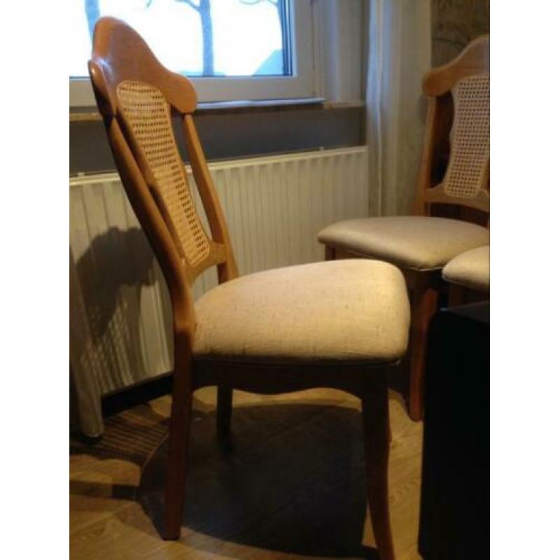 4 Zeer nette eiken eetkamer stoelen - Oisterwijk - goede zit
