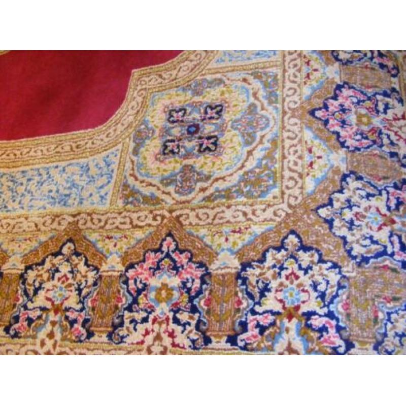 Handgeknoopt Perzisch Tapijt Kerman-Iran Maat:3.05X2.90,CM