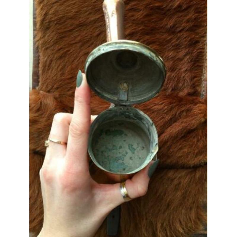 Koperen koffiepotje