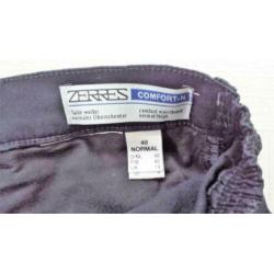 ZERRES Comfort N lange donkerblauwe broek maat 40