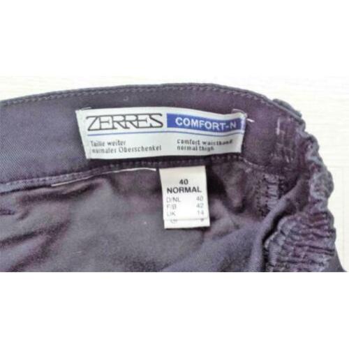 ZERRES Comfort N lange donkerblauwe broek maat 40
