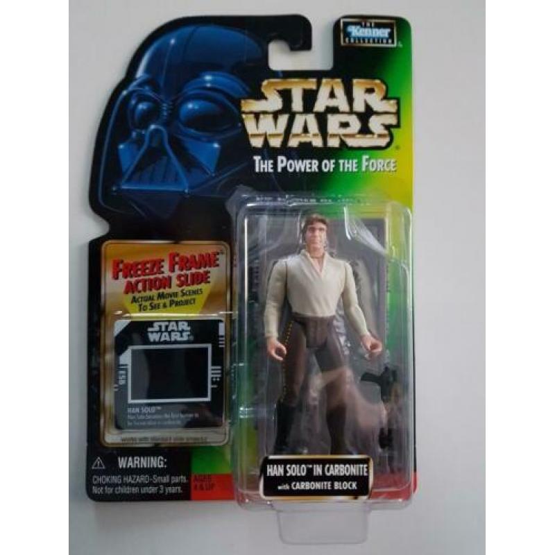 -40% Star Wars POTF FF Han Solo in Carbonite (Marie variant)