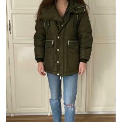 Nieuwe DSQUARED2 oversized dames jas IT: 38 maat S