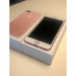 Iphone 7 plus 32gb rose gold zo goed als nieuw met bon