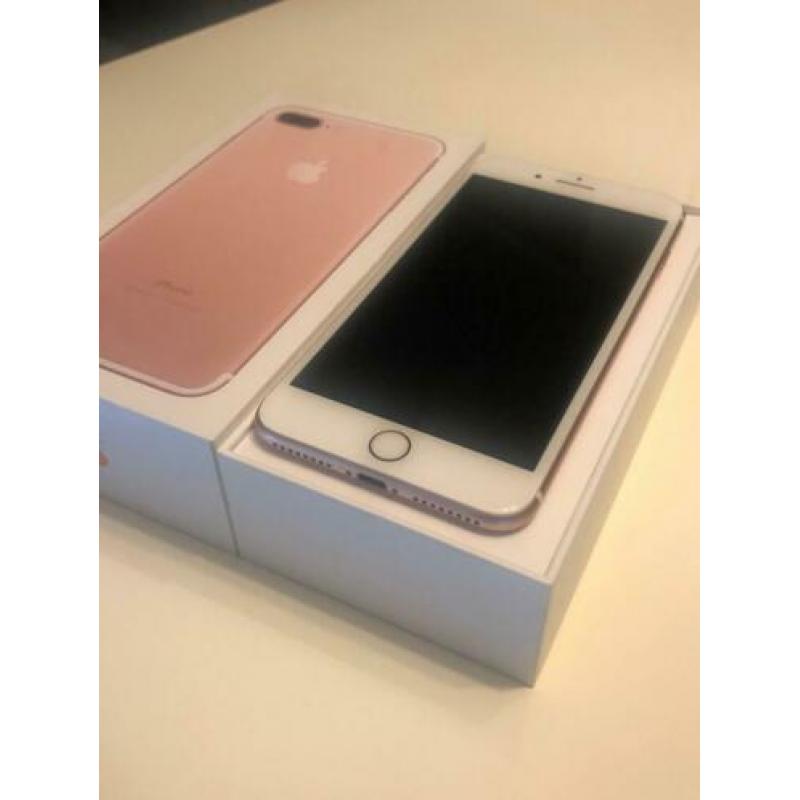 Iphone 7 plus 32gb rose gold zo goed als nieuw met bon