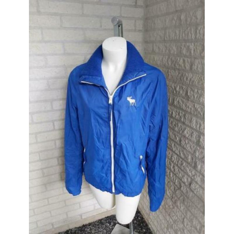 Blauwe jas van Abercombie&Fitch maat L