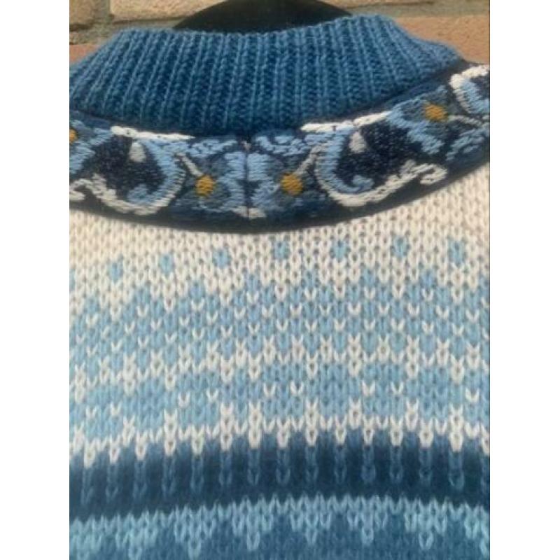 Noors wollen vest vintage maat 52