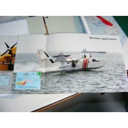 Canadair 415 Magazine + 2 foto's 28 x 22 cm